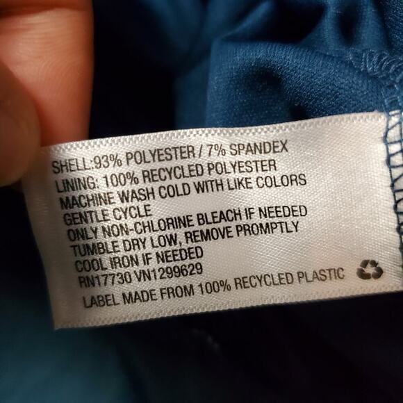 Wild Fable Women’s Teal Ruched Whimsical Ruffles Mini Velvet Skirt Size Large - Picture 5 of 7